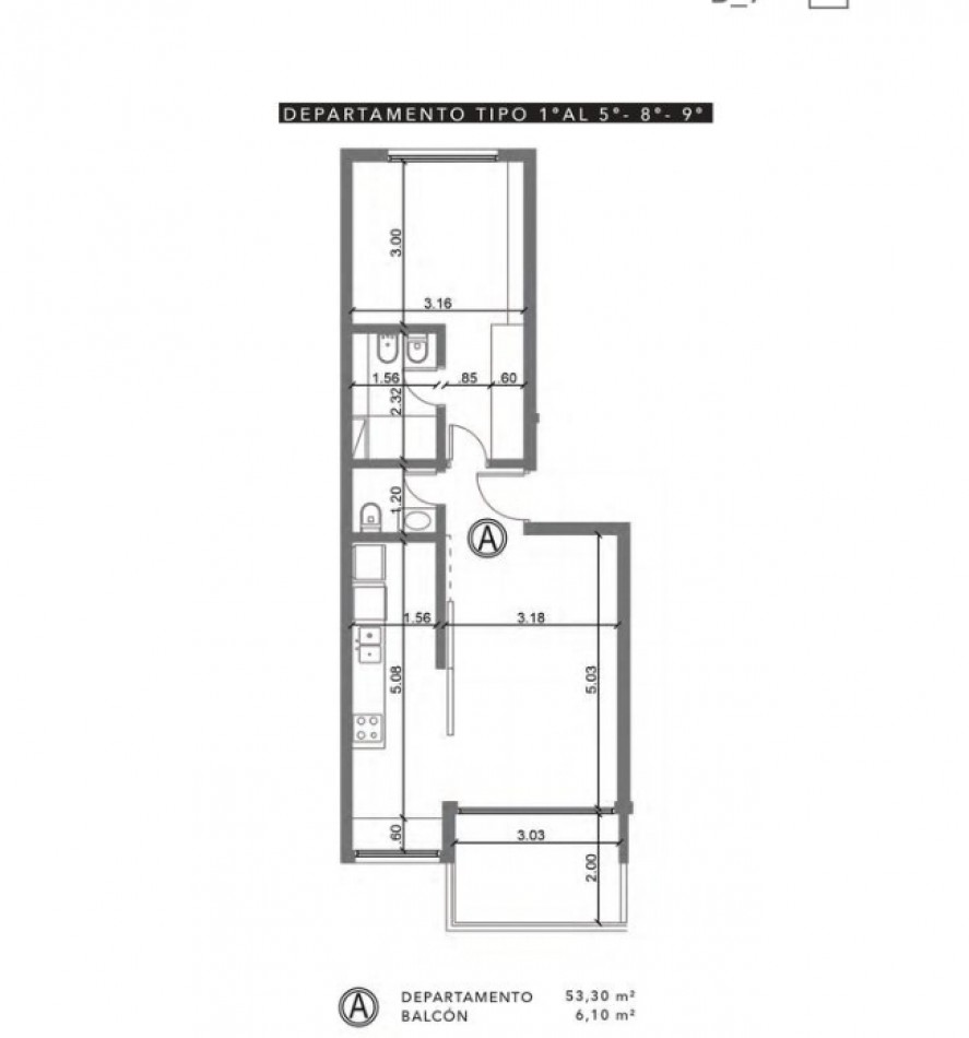 BONJO 7 SEMIPISO PREMIUM 2 AMB C COCHERA PLAZA MITRE
