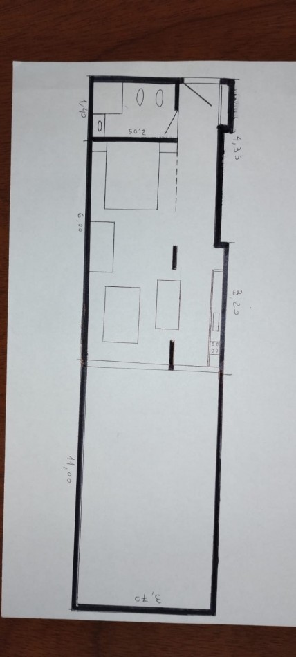 DEPTO 1 AMBIENTE TOTALMENTE RECICLADO C PATIO ALDREY