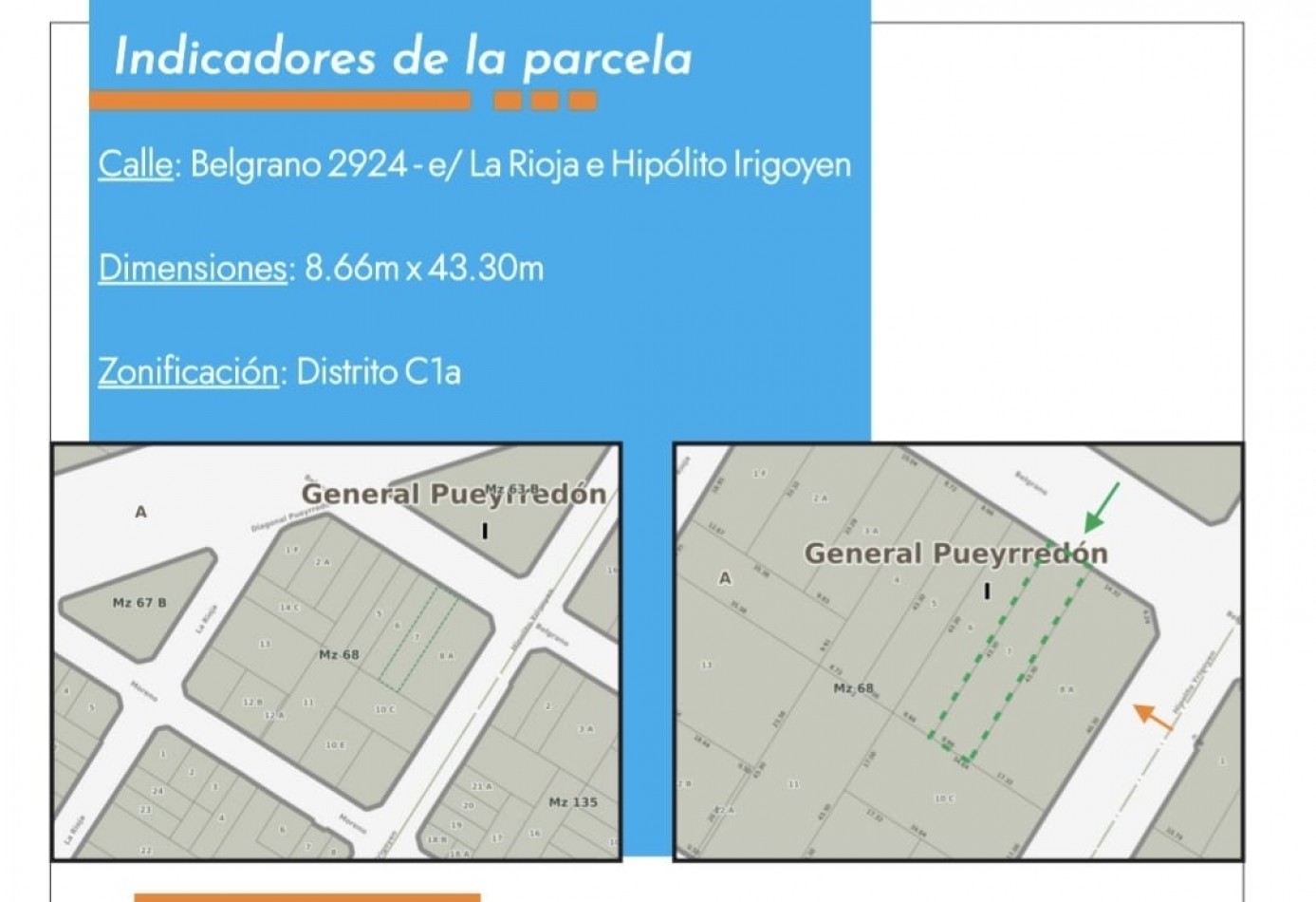 IDEAL DESARROLLO ZONIFICACION C1A!!! LOTE 280M2 C 2 LOCALES 9 DPTOS 1 CASA TIPO PH CENTRO