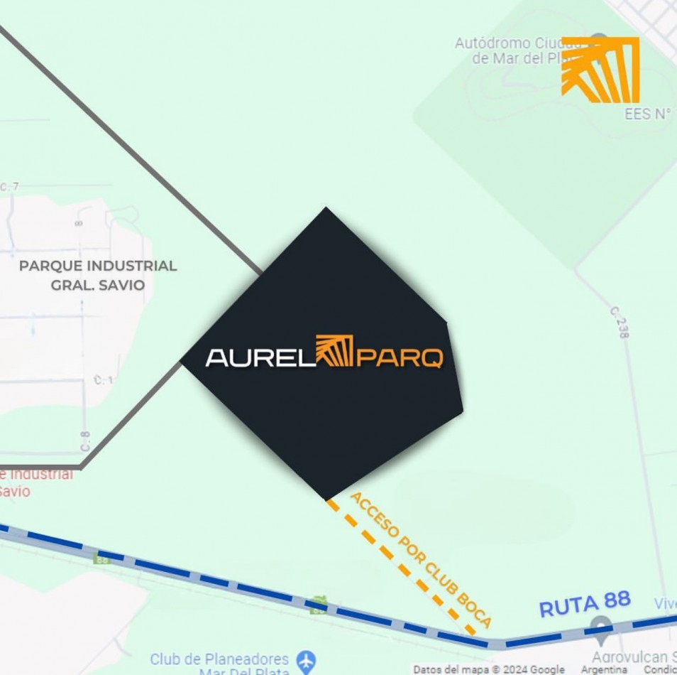 AUREL PARQ!!! NUEVO POLO INDUSTRIAL LOGISTICO Y COMERCIAL RUTA 88