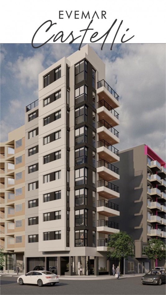 DEPARTAMENTO 3 AMBIENTES EN CHAUVIN. DESARROLLO EN VENTA. ENTREGA SEPTIEMBRE 2025