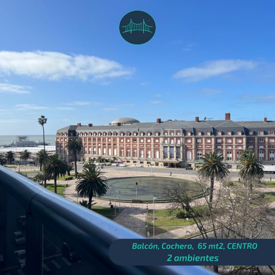EDIFICIO NOVECCENTO!!! DEPTO 2 AMB C VISTA PANORAMICA FRENTE A PLAZA COLON