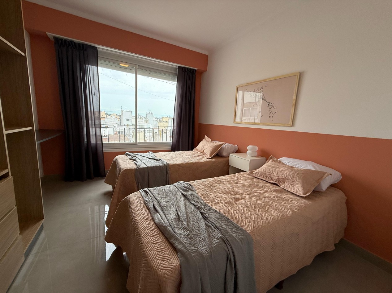 VISTA AL MAR!!! DEPTO 3 AMB C BALCON Y DECO PLAZA COLON
