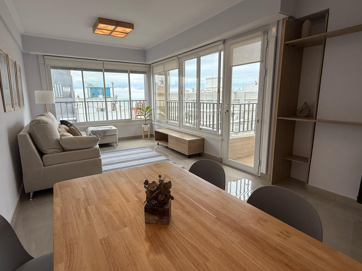 VISTA AL MAR!!! DEPTO 3 AMB C BALCON Y DECO PLAZA COLON