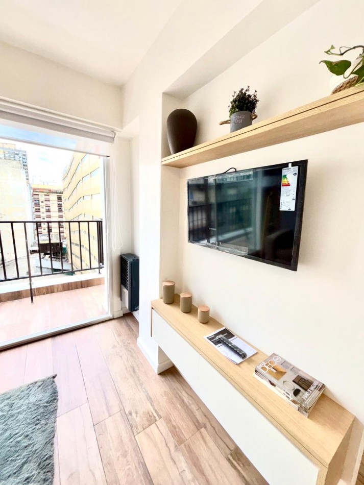 VISTA LAT AL MAR!!! DEPTO 2 AMB C BALCON TERRAZA RECICLADO Y DECO CENTRO