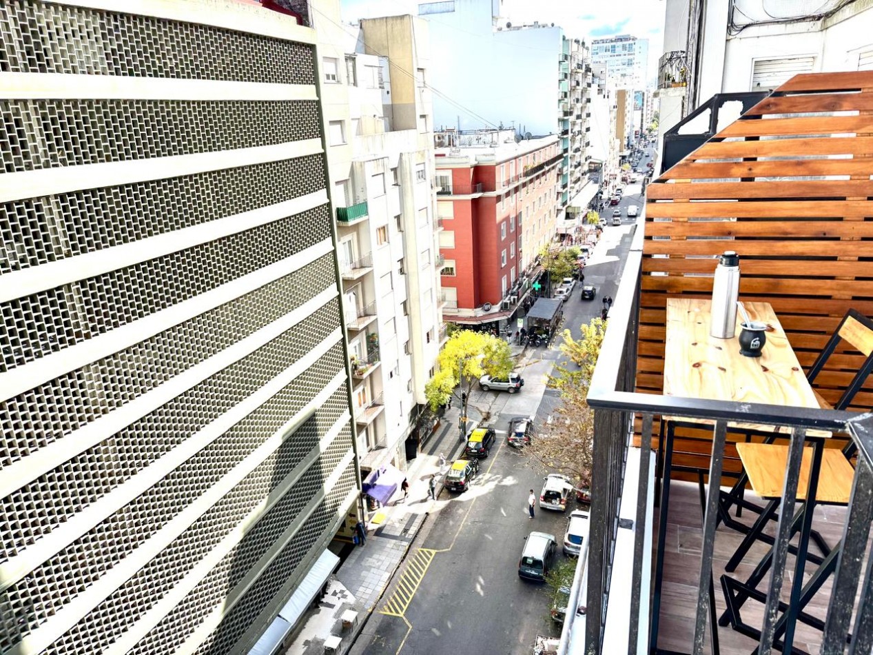VISTA LAT AL MAR!!! DEPTO 2 AMB C BALCON TERRAZA RECICLADO Y DECO CENTRO
