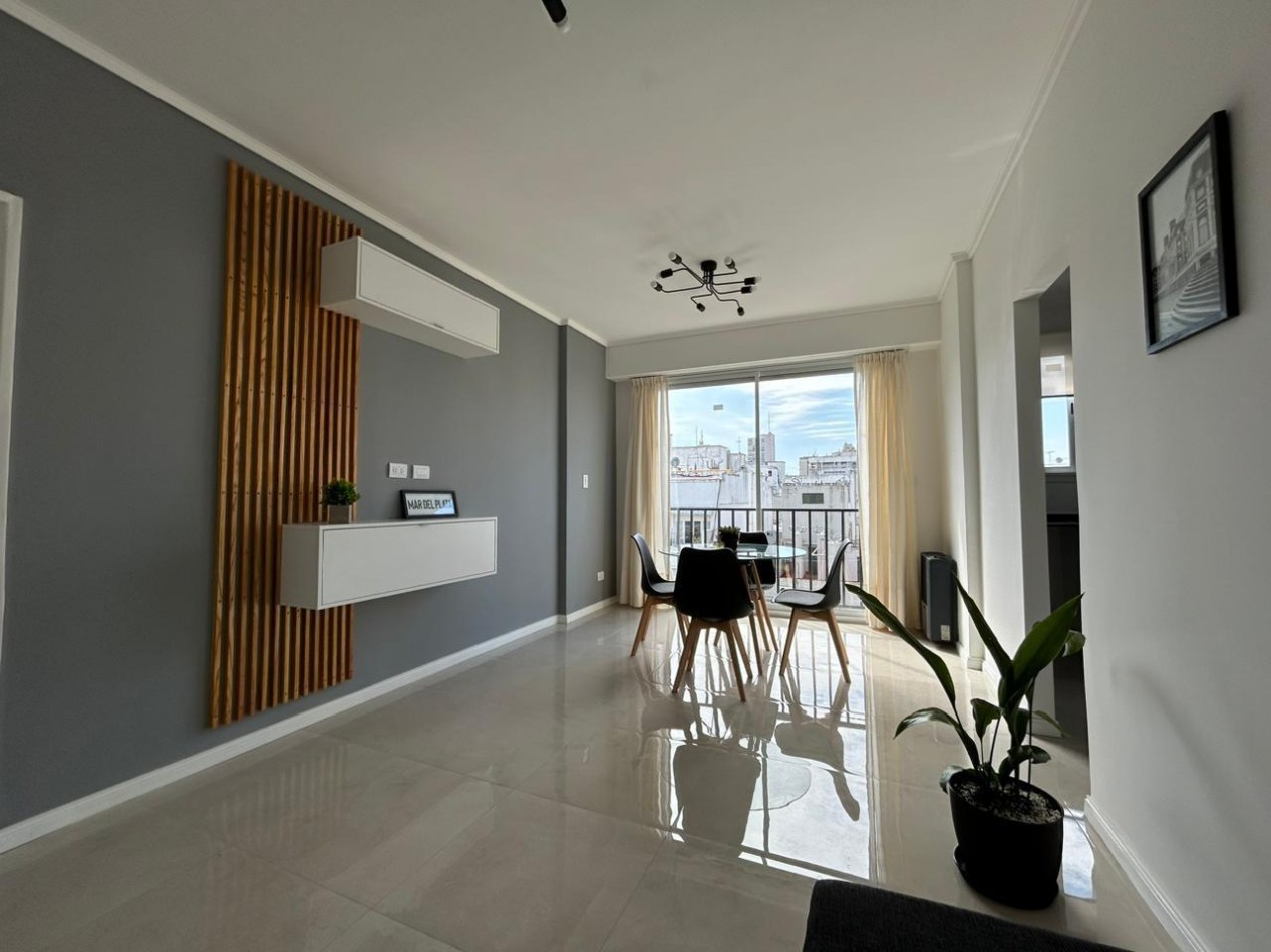 VISTA AL MAR!!! PALACIO EDEN PISO 20 DEPTO 2 AMB RECICLADO Y AMOBLADO PLAZA COLON