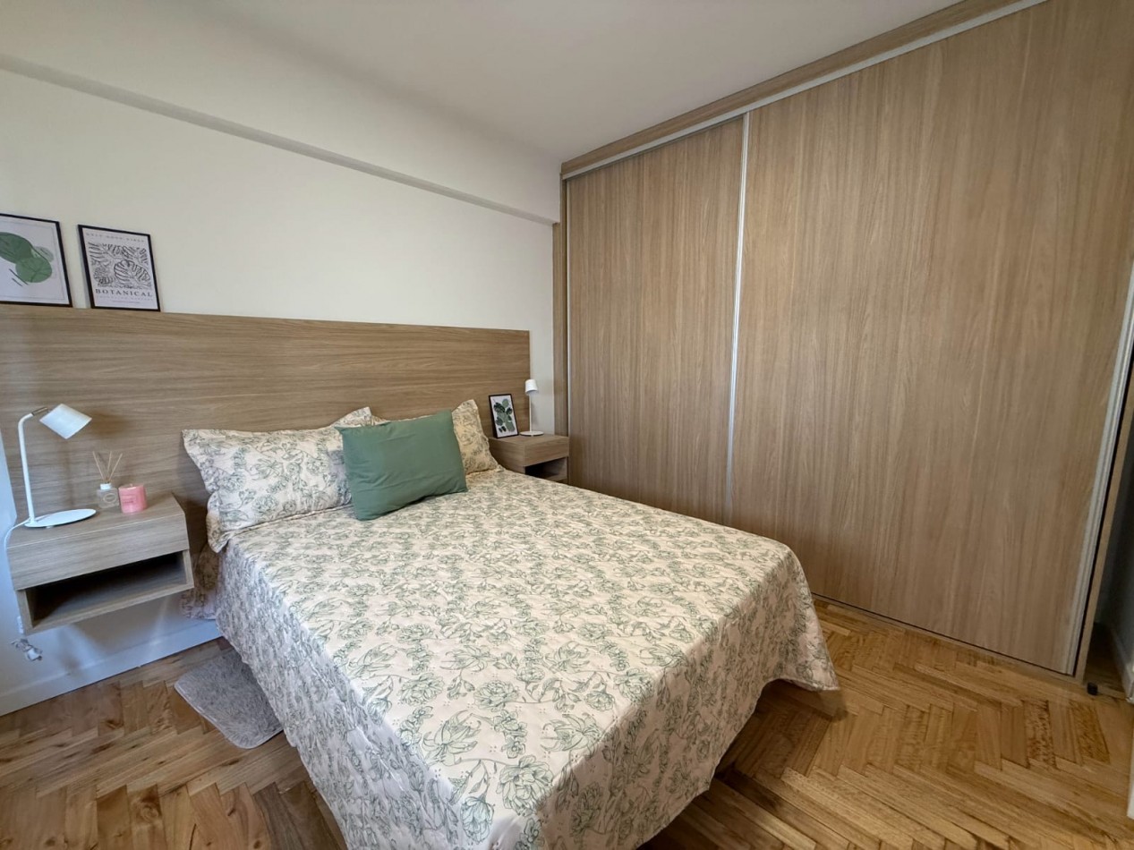 EXCELENTE DEPTO 3 AMB AL FTE C BALCON Y COCHERA RECICLADO Y C DECO ALDREY
