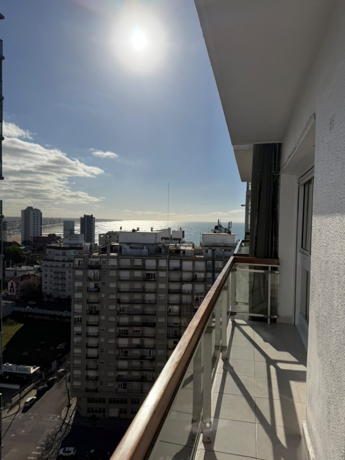 VENTA DEPTO 2 AMB C/BALCON, VISTA PANORAMICA AL MAR Y C/COCHERA PLAZA COLON 