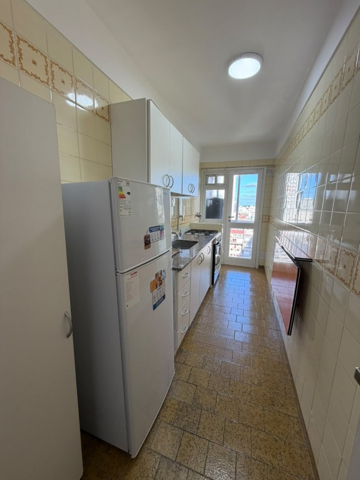 VENTA DEPTO 2 AMB C/BALCON, VISTA PANORAMICA AL MAR Y C/COCHERA PLAZA COLON 