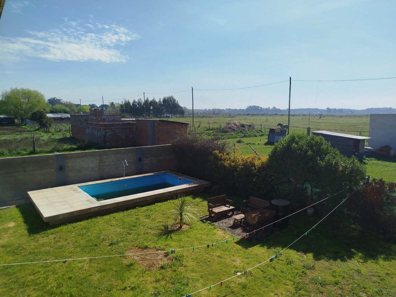 VENTA CASA 3 AMBIENTES CON GRAN PARQUE Y PILETA EN BARRIO LOMAS DE SAN PATRICIO