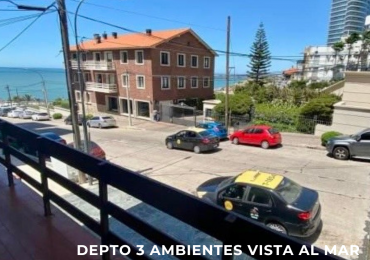 VENTA DEPTO 3 AMB EN  PLAYA CHICA CON COCHERA Y VISTA AL MAR