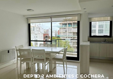 VENTA MODERNO DEPTO 2 AMB CON BALCON A LA CALLE Y COCHERA 