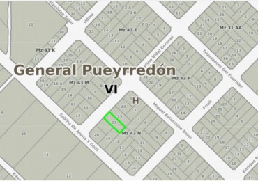 VENTA LOTE BARRIO FORTUNATO DE LA PLAZA